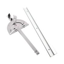 Medidor De Esquadria Em Liga De Alumínio Com Cabo Para Serra De Mesa E Router, Ferramenta De