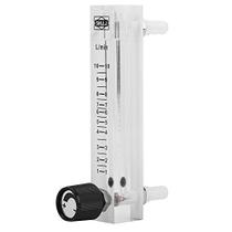 Medidor de flujo de gas Hilitand 1-10 LPM de acrílico con válvula de control
