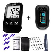 Medidor De Glicemias G-Tech Lite + Oximetro De Pulso HC261