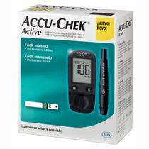 Medidor de Glicose Completo Accu Chek Active Roche