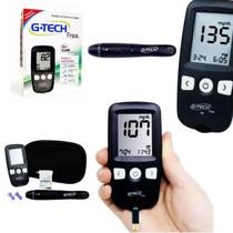 Medidor De Glicose Digital Kit Completo Para Medir Diabetes Free - G-TECH
