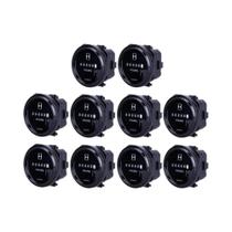 Medidor De Horas À Prova d'Água 12V 24V 36V Com 2 Medidores Redondos Para Motores De Barcos,