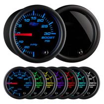 Medidor de Impulso/Vácuo GlowShift - 7 Cores, 30 PSI, para Carro e Caminhão Medidor de Impulso/Vácuo GlowShift - 7 Cores, 30 PSI, para Carro e Caminhão