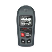 Medidor De Lux Digital Portátil 0.1-200000 Lux 0.01-20000 Fc Lcd Sensor De Bolso Testador De