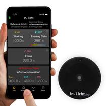 Medidor de luz In. Sensor EML portátil Licht Pro Lumens Lux