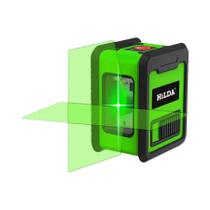 Medidor de Nível a Laser Verde Hilda - 2 Linhas Cruzadas (Horizontal e Vertical) - Autonivelante