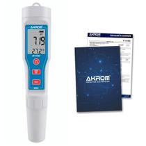 Medidor de ph com certificado de calibração ~ akrom kr23 Medidor de ph com certificado de calibração ~ akrom kr23