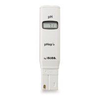 Medidor de pH Hanna Instruments pHep+ com compensação de temperatura Medidor de pH Hanna Instruments pHep+ com compensação de temperatura