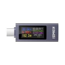 Medidor De Potência Digital Multifuncional Tipo-C Com Display, Amperímetro E Voltímetro 4-30A 0-12A