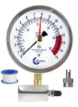 Medidor de pressão CARBO Instruments 4 Gas Test 15 PSI