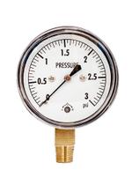 Medidor de pressão de cápsula baixa JIVTO 0-3 PSI para ar e gás e água