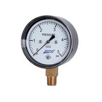 Medidor de pressão de cápsula baixa JIVTO 0-5 PSI para ar e gás e água