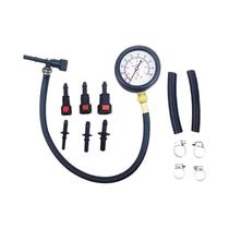 Medidor De Pressão De Combustível De Alta Precisão 0-100PSI Para Carro, Moto E Automóvel Com Válvula