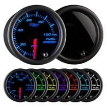Medidor de Pressão de Combustível GlowShift 100 PSI 52mm Multicolorido Medidor de Pressão de Combustível GlowShift 100 PSI 52mm Multicolorido