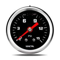 Medidor de pressão de combustível SENCTRL 0-15 Psi com óleo de silicone preenchido Medidor de pressão de combustível SENCTRL 0-15 Psi com óleo de silicone preenchido