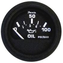 Medidor de pressão de óleo Faria Beede Instruments Euro 100 PSI Medidor de pressão de óleo Faria Beede Instruments Euro 100 PSI