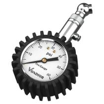 Medidor de pressão de pneu Vondior 0-60 PSI Heavy Duty 5cm Dial