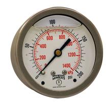 Medidor de pressão Winters, mostrador de 2,5 cm, 0-200 psi/kPa, 1,5% Acc Medidor de pressão Winters, mostrador de 2,5 cm, 0-200 psi/kPa, 1,5% Acc
