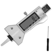 Medidor de profundidade do piso do pneu, display LCD digital GODESON Metal