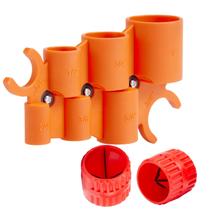 Medidor de profundidade e kit de ferramentas de rebarbação de tubos Edgnb 1/4" - 1"