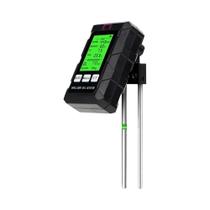 Medidor De Solo 6 Em 1 Preto: pH, Temperatura, Umidade, Luz Solar, Umidade Do Ar E Fertilidade De Medidor De Solo 6 Em 1 Preto: pH, Temperatura, Umidade, Luz Solar, Umidade Do Ar E Fertilidade De