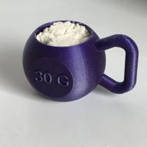 Medidor de suplemento whey academia