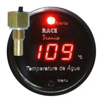 Medidor De Temperatura Da Água Display Vermelho Com Sensor