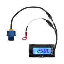 Medidor De Temperatura Duplo Koso Para Motocicleta MINI 4 Cilindros, Sensor De Temperatura Do Óleo,