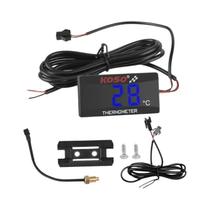 Medidor De Temperatura Para Motocicleta 12V Vermelho E Azul De 0 a 120 graus Indicador De Nível De Água Medidor De Temperatura Para Motocicleta 12V Vermelho E Azul De 0 a 120 graus Indicador De Nível De Água