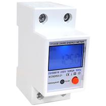 Medidor De Tensão Corrente Frequência Fator De Pot Kwh Watts, Encaixe Din 6X1 Corrente 80A Dds Medidor De Tensão Corrente Frequência Fator De Pot Kwh Watts, Encaixe Din 6X1 Corrente 80A Dds