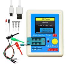 Medidor De Transistor Lcr-t7 De Capacitância Multifuncional