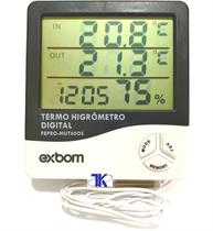 Medidor de umidade e temperatura digital -- Termohigrômetro -- EXBOM