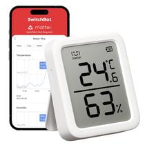 Medidor de umidade SwitchBot Thermometer Bluetooth App Control