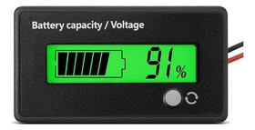 Medidor De Voltagem Lcd 12v-84v, Indicador De Capacidade