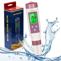Medidor Digital de PH Dewfat BLE-C600 7 em 1 para Água Medidor Digital de PH Dewfat BLE-C600 7 em 1 para Água