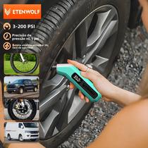 Medidor Digital De Pressão De Pneus De Alta Precisão 3-200 PSI Calibrado ETENWOLF T300 Grau