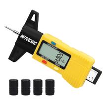 Medidor Digital de Profundidade de Pneus WNCGC com 3 Modos LCD Amarelo Medidor Digital de Profundidade de Pneus WNCGC com 3 Modos LCD Amarelo