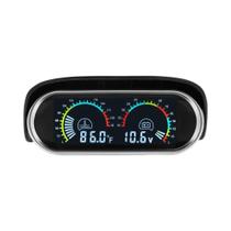 Medidor Digital De Temperatura De Água E Voltímetro 2 Em 1 Para Carro 12V 24V Com Sensor De Medidor Digital De Temperatura De Água E Voltímetro 2 Em 1 Para Carro 12V 24V Com Sensor De
