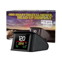 Medidor Digital Inteligente P10 pro Para Carro Em Russo Com Medidores De Temperatura Da Água E