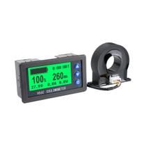 Medidor Digital LCD De Alta Precisão Hall-Coulomb Para Carro, Voltímetro E Amperímetro 9-100V Medidor Digital LCD De Alta Precisão Hall-Coulomb Para Carro, Voltímetro E Amperímetro 9-100V