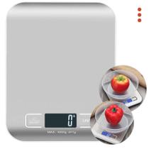 Medidor Digital Profissional Cozinha 10Kg Balança Aço Inox