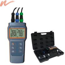 Medidor Digital Qualidade De Água Oxigênio Dissolvido pH Condutividade Salinidade Temperatura + Maleta - AKSO