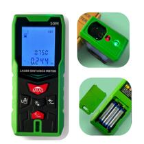 Medidor Digital Trena Distância Laser Duplo Portátil De Alta Precisão Profissional 50metros