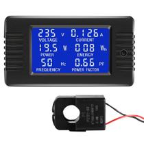 Medidor elétrico CrocSee CRS-022B 80-260V 100A LCD Display