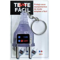 Medidor Elétrico de Voltagem para Tomadas 110V / 220V - Eletroplas