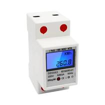 Medidor Elétrico Monofásico Digital LCD - Wattímetro/KWh - Monitor de Consumo de Energia