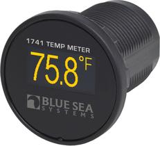 Medidor eletromecânico Blue Sea Systems 1741 Mini OLED Yellow
