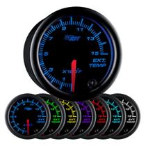 Medidor GlowShift Preto 7 Cores 1500F Pirômetro 52mm