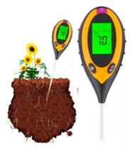 Medidor Ph Digital 4x1 Umidade Termômetro Plantas Solo Terra