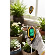 Medidor pH Solo 4 em 1: Temperatura, Umidade e PH Medidor pH Solo 4 em 1: Temperatura, Umidade e PH